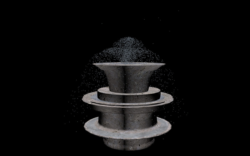 reflection, png, no people, equipment, metal, dark, waterfountain, cut out, water, plant, nature, potted plant, night, man made object, wet, close-up, antique