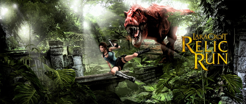 5K, jungle, girl, lara croft, tomb raider, T. rex, dinosaur, Tyrannosaurus rex