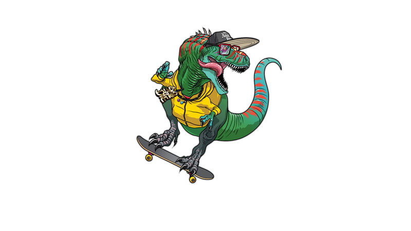 no people, t, skate, livestock, copy space, art and craft, style, yellow, clear sky, 1080P, ornate, wallapepr, skateboard, chinese dragon, low angle view