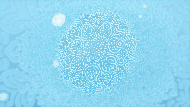 8K, abstraction, 3dartwork, blender render, snow, snowflakes, vectorart, blender3d, pattern