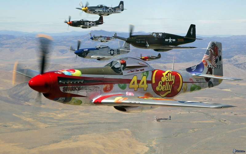 no people, nature, aircraft, plane, propeller, outdoors, mode of transportation, air vehicle, vehicle, navy, motion, sky, on the move, force, mustang, fighter plane