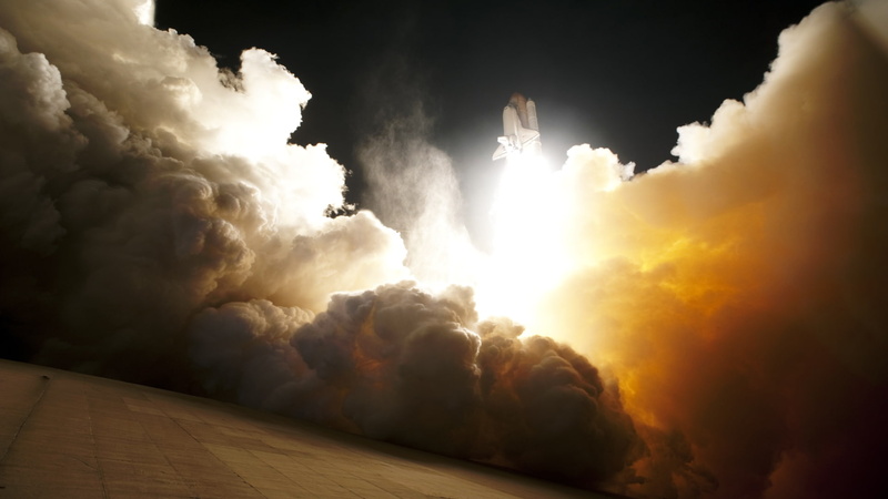 launch, art, aircraft, illuminated, Space Shuttle, Rockets, shuttle, space, hd, 1080P
