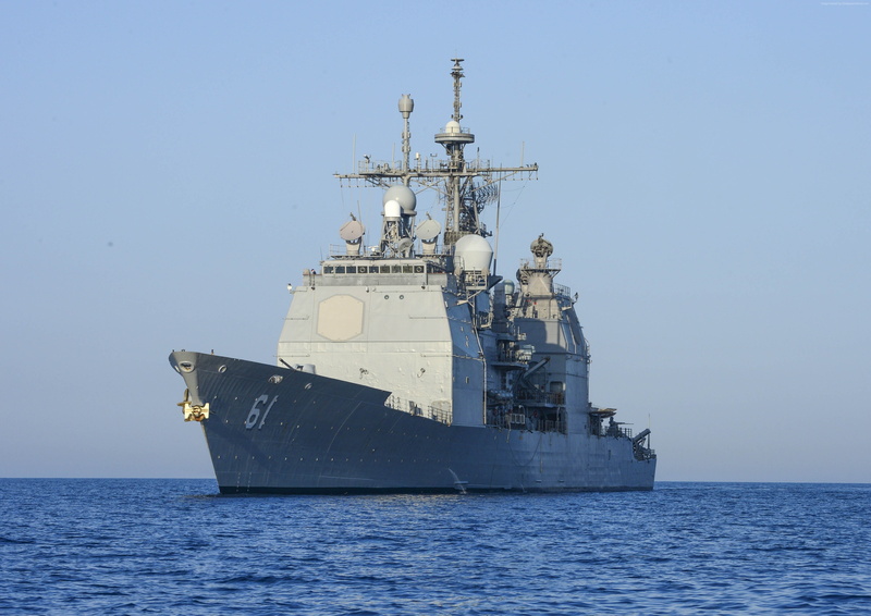 USA Navy, guided-missile cruiser, USS Monterey, CG-61, 4K