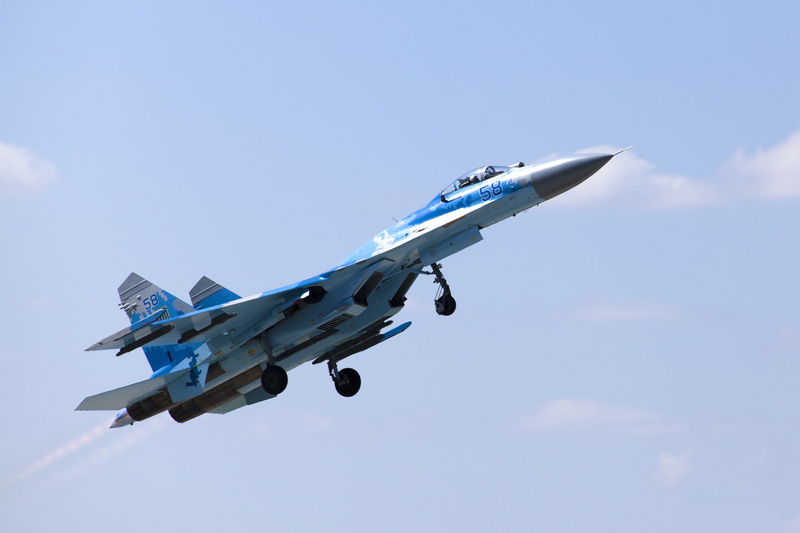 above, flying, blue, air Travel, low angle view, Fighter, plane, military, jet - Band, airport, mode of transportation, nature, airplane, single object