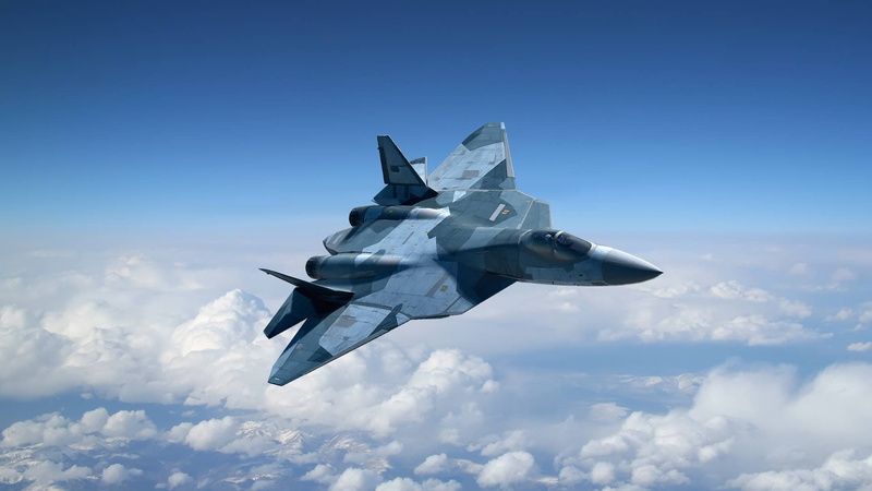generation, Russia, fifth, Sky, Multirole, s, Fighter, 1080P