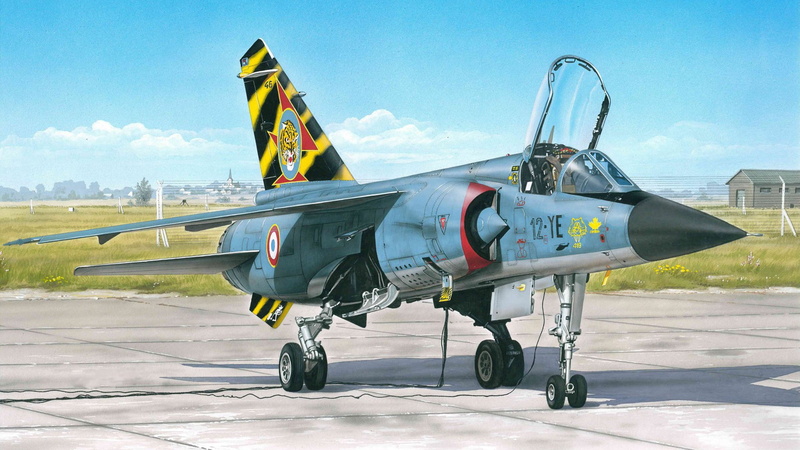 The French air force, F1.C-200, 1080P, Dassault Mirage, the light multirole fighter