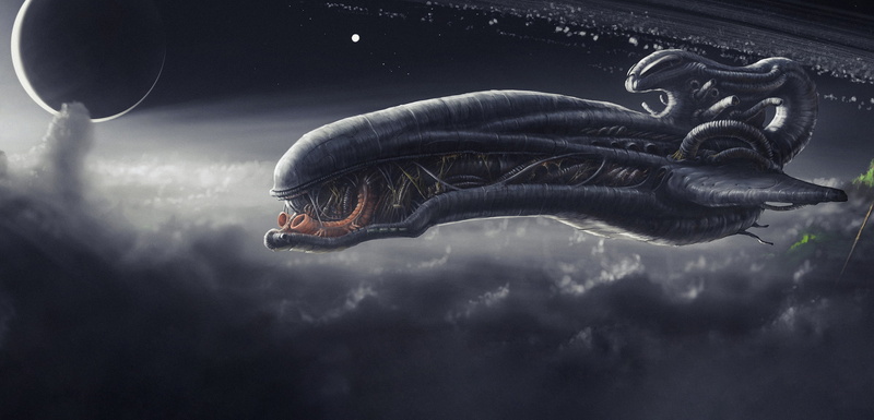 2K, vehicle, science fiction, artwork, spaceship, Dmitrii Ustinov