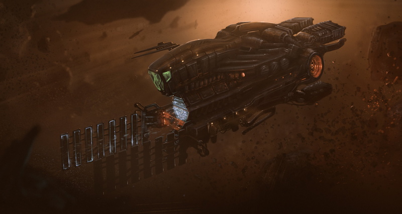 artwork, Dmitrii Ustinov, 2K, science fiction, vehicle, spaceship