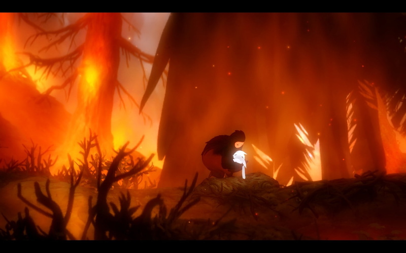 fire, Ori And The Blind Forest, Trees, 720P