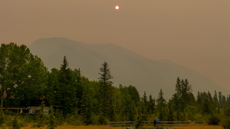 land, outdoors, environment, mountain, summer, moon, wildfire, idyllic, haze, remote, green color, tranquil scene, non-urban scene, trees, sunshine, tranquility