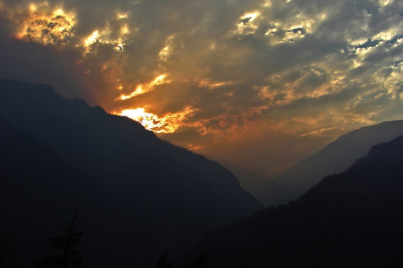 fire, outdoors, majestic, sun, scenics - nature, non-urban scene, mountain range, Wildfire, idyllic, Smoke, 720P, landscape, flame, inferno, Mountain