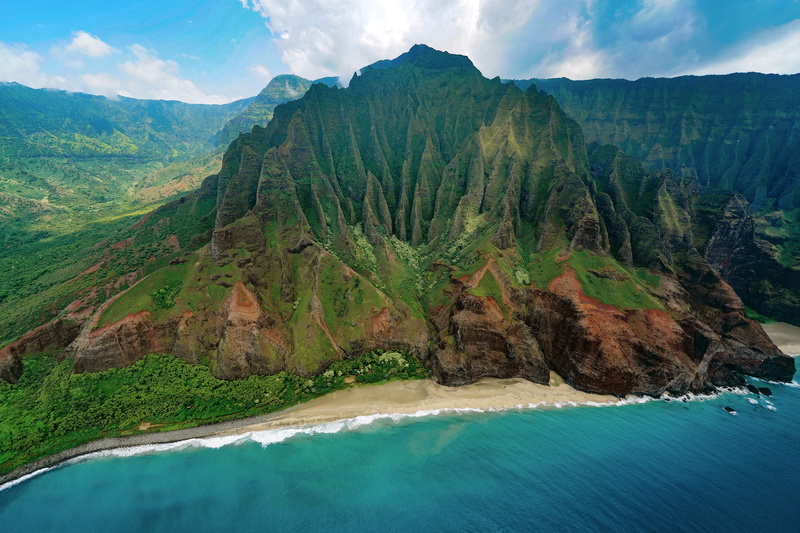 mountain Range, coastline, forest, beauty In Nature, scenics, famous Place, cultures, beach, from above, sky, drone view, explore, hill, vacations, 4K