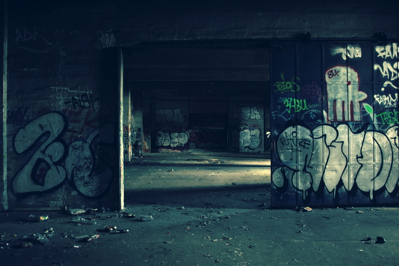 graffiti, ruin, 2K, abandoned