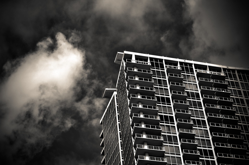 united states, building exterior, storm clouds, tower, grayscale, nature, apartment, built structure, photography, industry, pollution, window, sky, dramatic