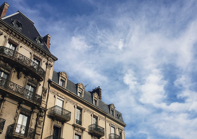 blue, residential district, sports car, city, vehicle, apartment building, built structure, tower, cloud - sky, concrete, house, high rise, sky, travel destinations