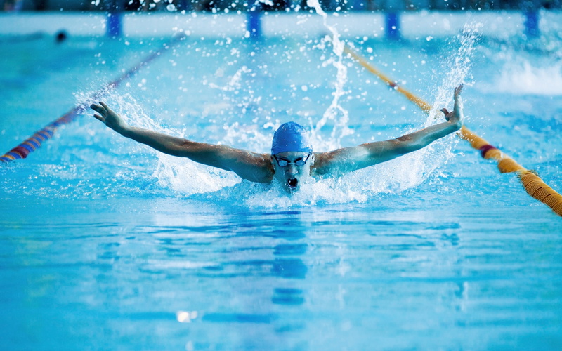 challenge, limb, pool, swimming pool, skill, exercising, hd, athlete, sportsman, sport, strength, human arm, human limb, young adult, swimmers, 2K, blue
