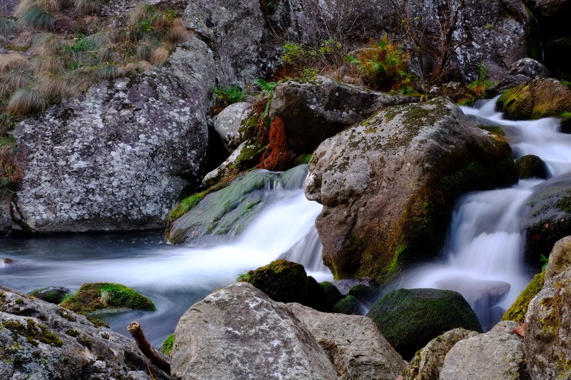 landscape, rock - Object, forest, outdoors, stones, Midi-Pyrénées, France, scenics, river, stream, day, nature, waterfall, Le, sur, water falls, ngc, time