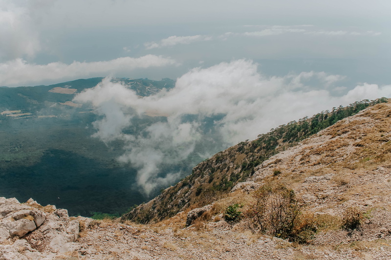 smoke - physical structure, plant, scenics - nature, physical geography, россия, scenery, the mountains, clouds, slope, beauty in nature, nature, ground