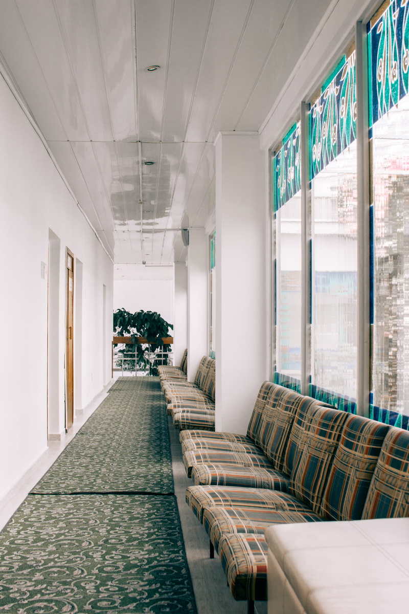 diminishing perspective, sea, россия, sochifornia, canon, tiled floor, architecture, empty, building, window, long, the way forward, architectural column