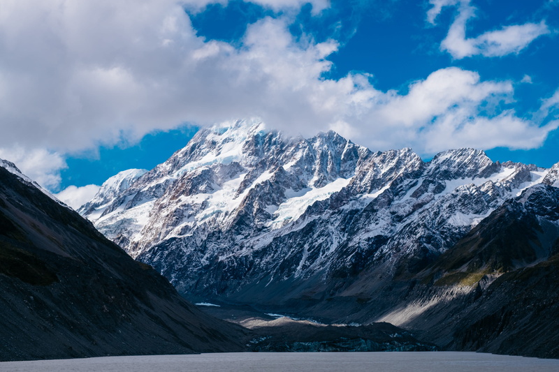 cloud - sky, scenics - nature, day, glacier, 4K, mountain range, formation, tranquil scene, winter, tranquility, sky, beauty in nature, mountain, mount cook