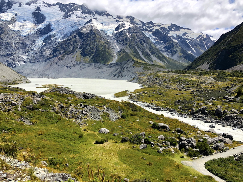 tranquil scene, glacier, mountain peak, mountain, 4K, tourism, mountain range, non-urban scene, landscape, day, sky, scenery, nature, beauty in nature