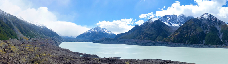 New Zealand, landscape, Mt Cook, 8K