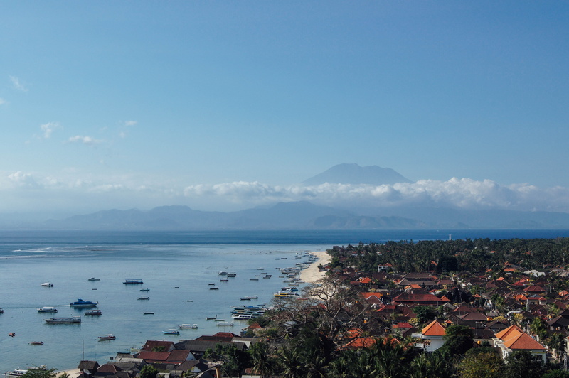landscape, sky, scenics - nature, cityscape, built structure, no people, land, bali, beach, day, city, building, clouds, sea, 4K, boats, nature, beauty in nature