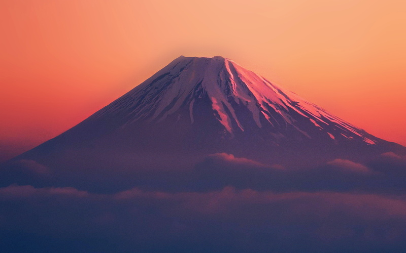 land, sky, travel destinations, non-urban scene, 4K, volcano, red, landscape, nature, sunset, environment, volcanic crater, mountain, mountain peak, tranquility