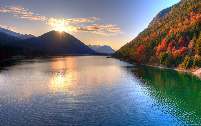scenics, landscape, travel Destinations, mountains, mt Fuji, sun, red, sunrise - Dawn, tranquility, beauty In Nature, dawn, tranquil Scene, forest, mountain