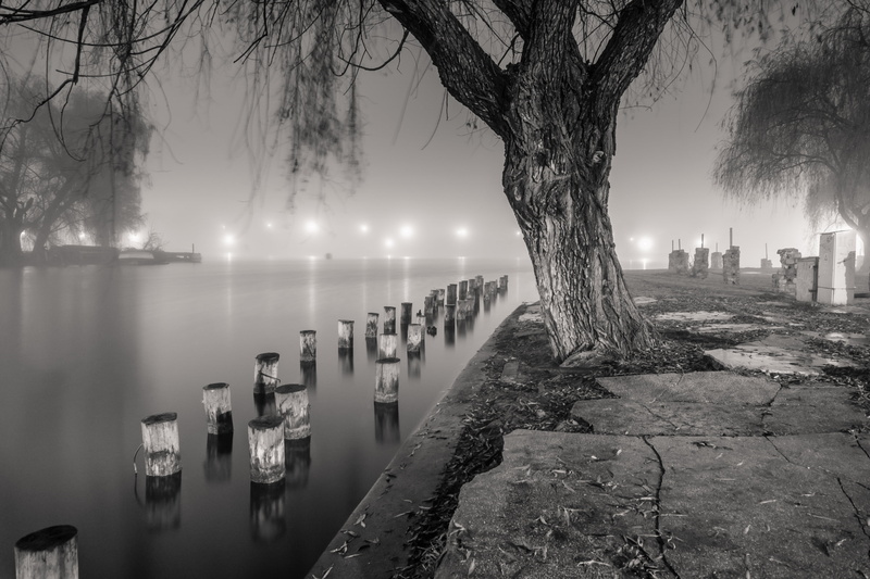 romania, LE, night  long, long  exposure, nex, tineretului, grayscale, near, black  white, sorin, pond, photo, Romanian, park, sony a6000, mirrorless, Foggy