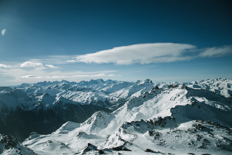 mountains, no people, drone photography, nature photography, altitude, sky, clouds, snow capped mountains, idyllic, mountain range, tranquility, HD