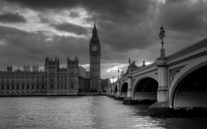westminster, black, tamisa, white, palace, bridge, london, 2K