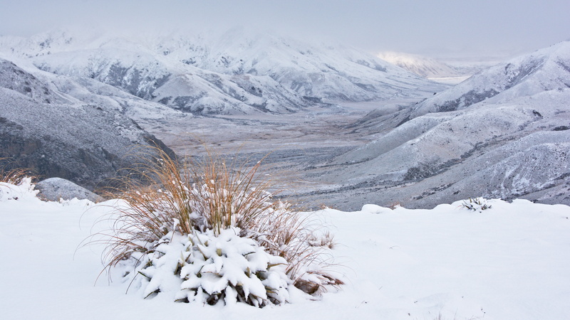 nature, winter, outdoors, 5K, no people, mountain, stour valley, clump, mountains, white color, gloomy, day, miners track, mount somers, canterbury, clouds