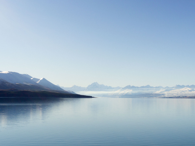 blue, nzmustdo, highlands, tranquil scene, outdoors, lake pukaki, snowcapped mountain, nature, nz, copy space, mountain range, south island, mountain peak