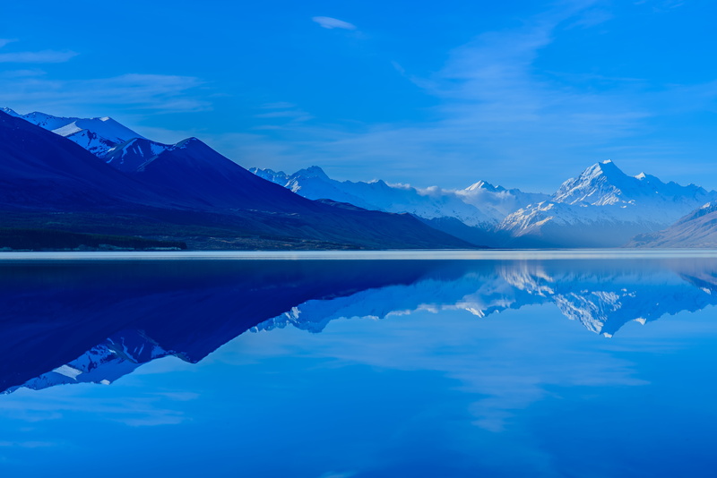 sky, non-urban scene, cloud - sky, waterfront, mountain range, South island, New Zealand, water, tranquil scene, lake, winter, mountains, Lake Pukaki, scenics - nature