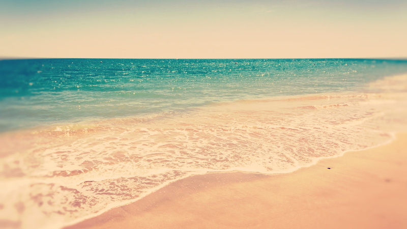 beach, sunset, shore, clear sky, landscape, water, scenics - nature, sky, tranquil scene, outdoors, motion, 1080P, nature, horizon over water, horizon