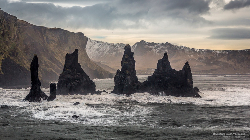 beach, reynisfjara, Beaches, iceland, 2K, vik