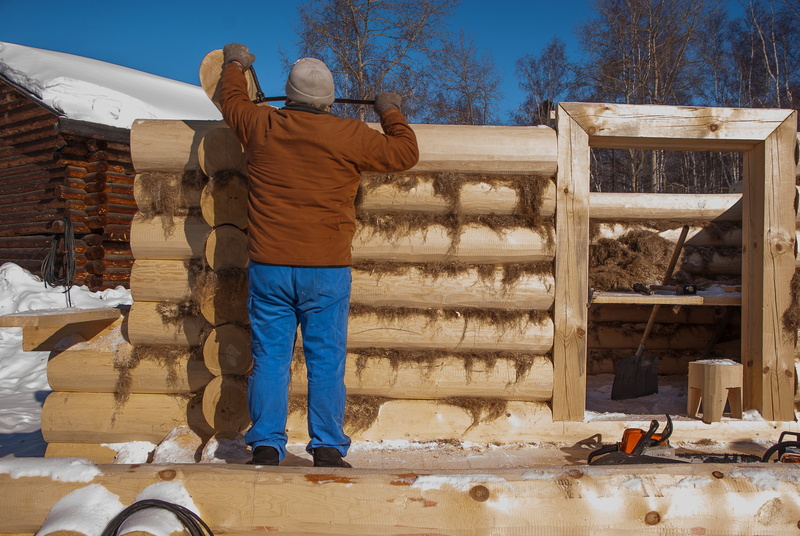 architecture, wood, leisure activity, stack, tree, timber, casual clothing, log, irkutsk, lifestyles, standing, built structure, real people, nature, wooden house
