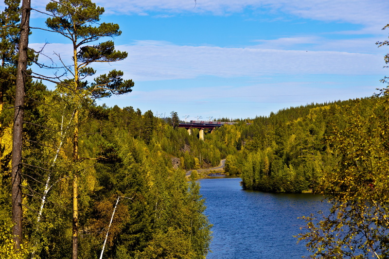 railroad, Irkutsk, train, bridge, Russia, 4K, road, river, forest