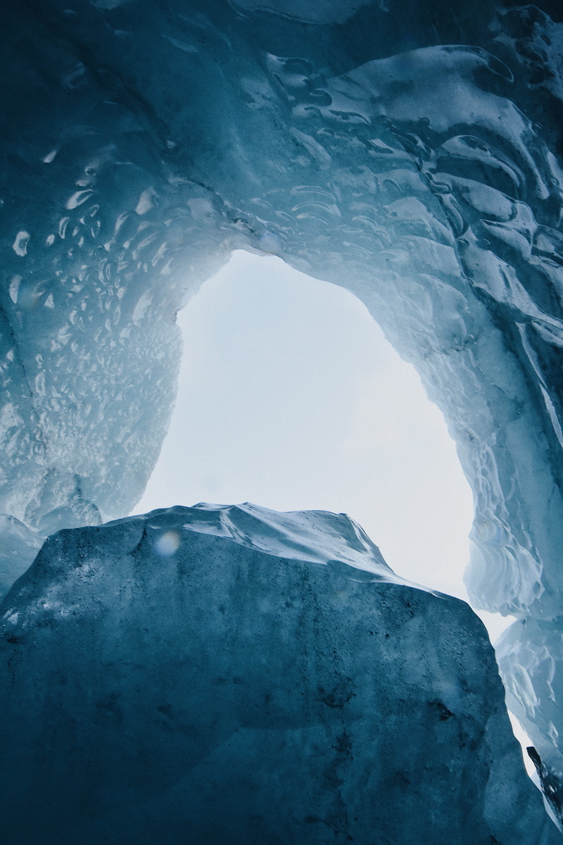 mountain, glacier, extreme weather, scenics - nature, non-urban scene, winter, tranquil scene, cold, cold temperature, iceland, environment, ice cave, water