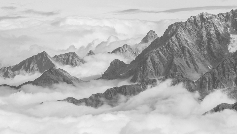 5K, cold temperature, mountain peak, kaunertal, mountain, mountain range, scenics - nature, cloud - sky, non-urban scene, clouds, kaunertaler gletscher