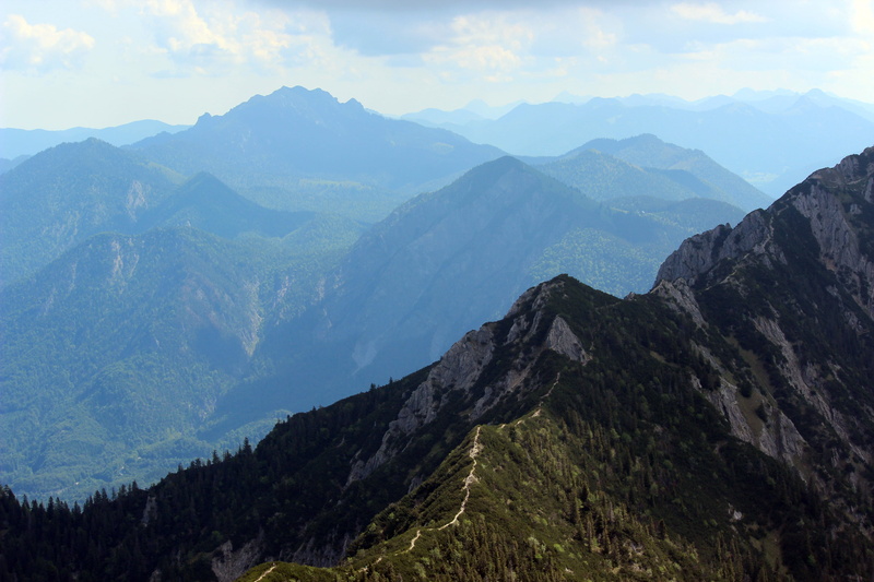 mountain range, no people, kochel, environment, sky, alpen, hiker, hike, tree, tranquil scene, walchensee, non-urban scene, bavaria, germany, cloud - sky