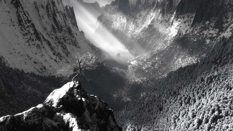 no people, tree, scenics - nature, mountain peak, environment, winter, solid, hi def nature pictures 2560x1440, cold temperature, snowcapped mountain, non-urban scene