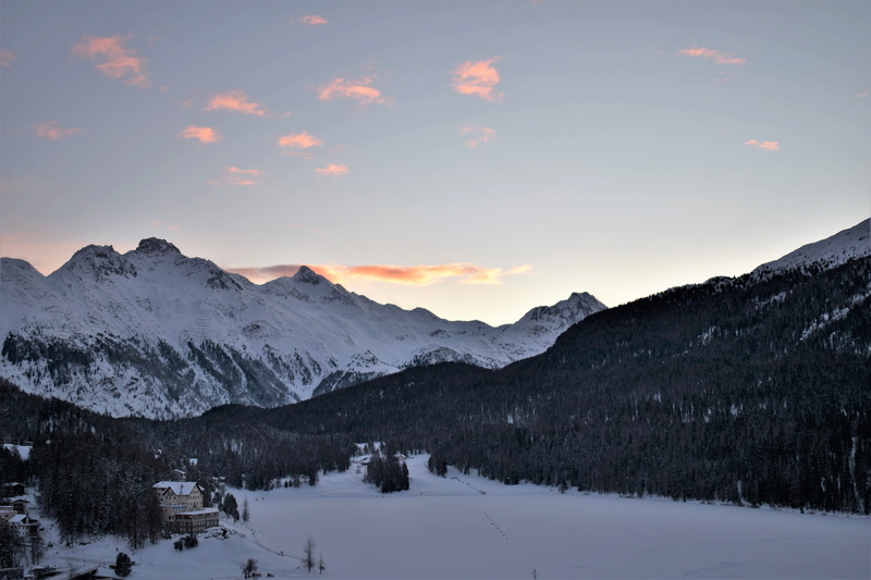 mountain landscape, sky, panorama, nature, skiing, wintry, environment, snowcapped mountain, cloud - sky, winter, ski area, moritz, cold, mountains, non-urban scene
