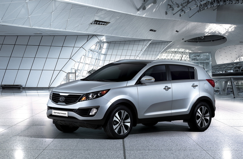 motor vehicle, asia, thailand, car Transporter, Kia Sportage, engine, sportage, white color, nd, generation, gray, backgrounds, luxury, wheel, travel, silver colored