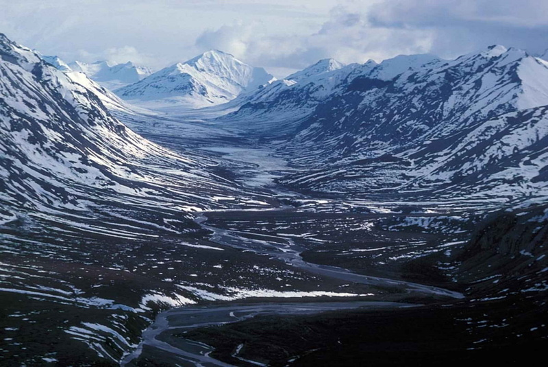 scenics - nature, cold temperature, scenery, mountain, glacier, cloud - sky, travel destinations, mountain Peak, scenics, alaska, clouds, travel, mountain range
