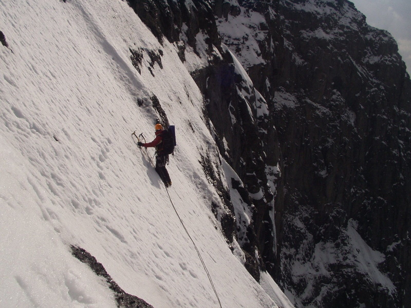 rock climbing, traverse of the gods, 720P, nature, bergsport, alpinism, north wall, mountain, ice wall, winter, mountain range, real people, leisure activity