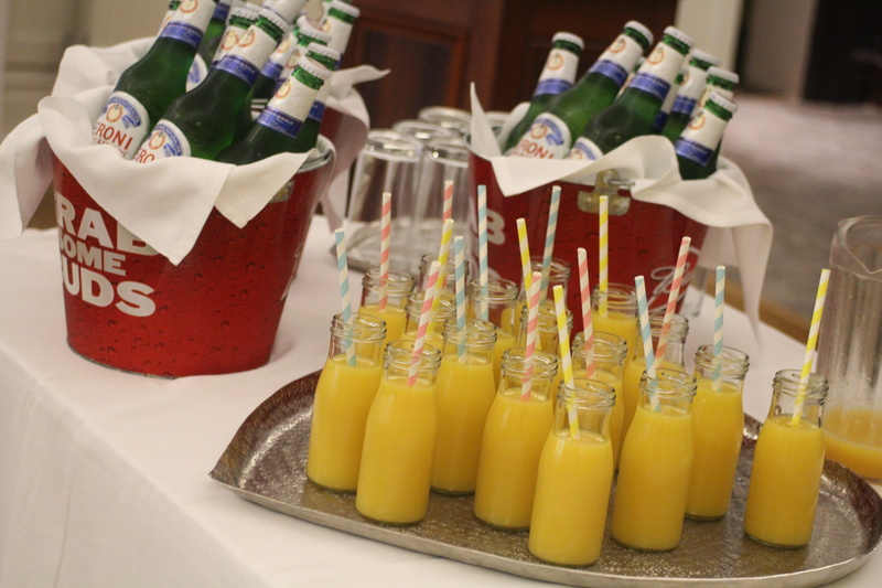 juice, choice, party, plate, variation, silverware, wedding table, arrangement, dinner, marriage, reception, abundance, healthcare and medicine, bottles