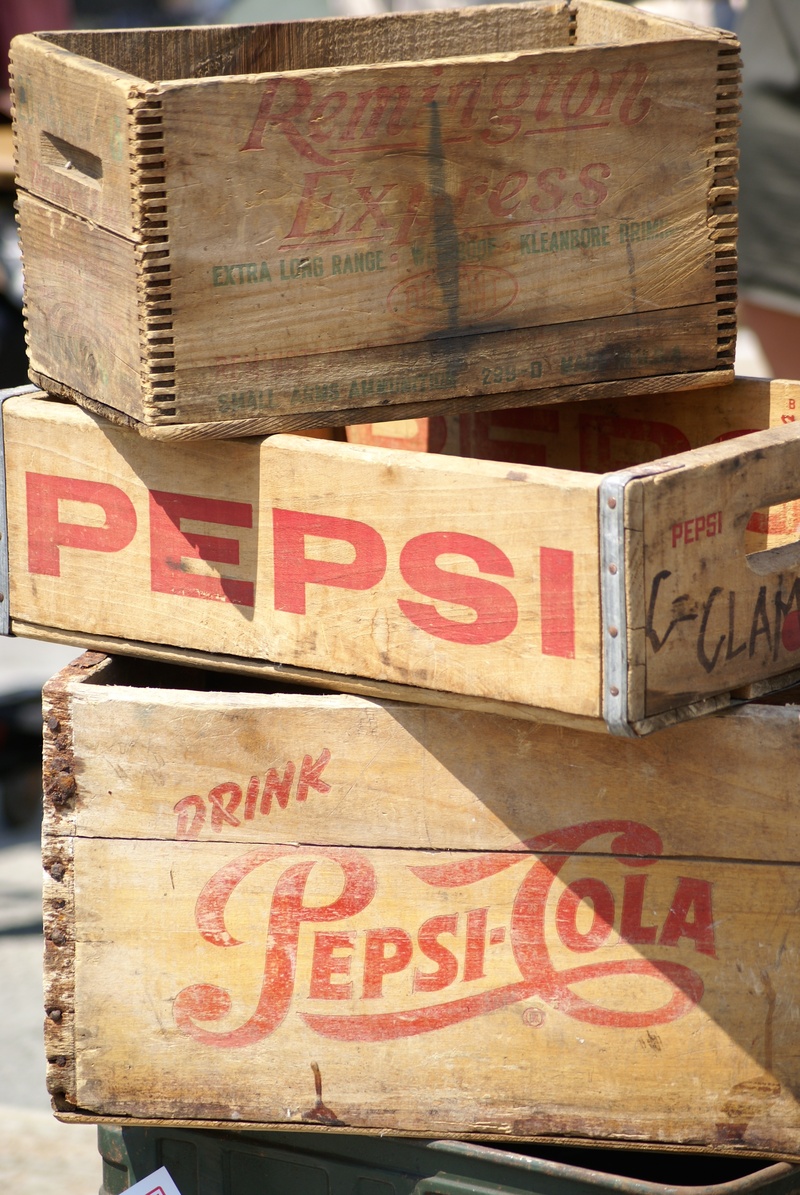 stack, communication, box, number, western script, day, pop, wood - material, cola, vintage, large group of objects, no people, still life, weathered, boxes