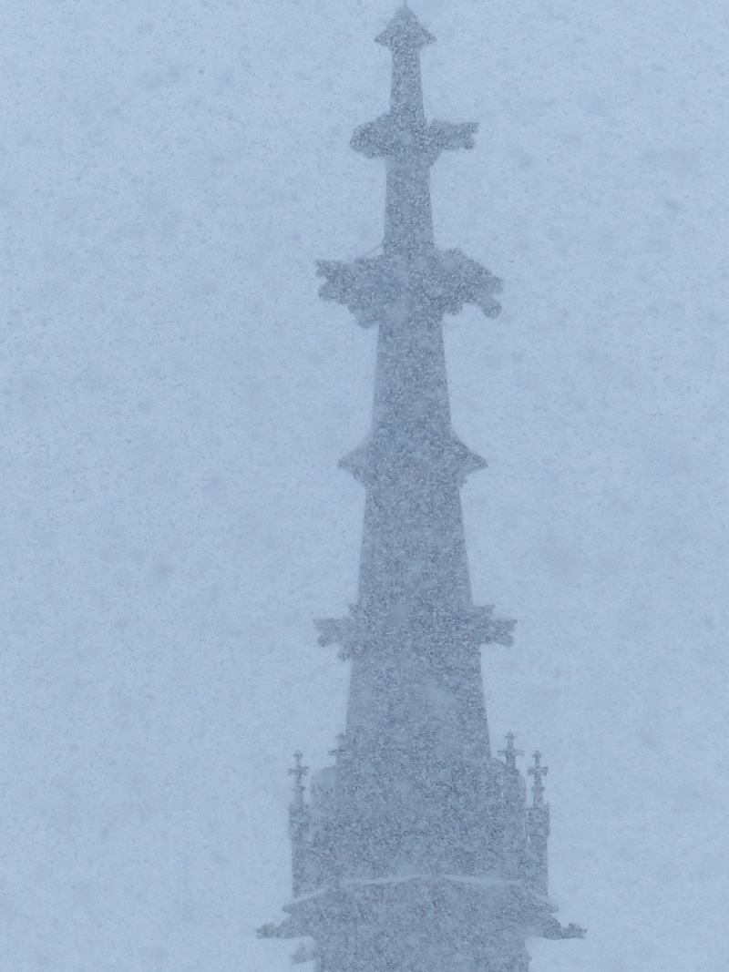 snow storms, Blizzard, cross, münster, cold, outdoors, Snow Flurry, belief, spirituality, day, nature, icy, history, snowfall, snowing, forward, sky, frozen